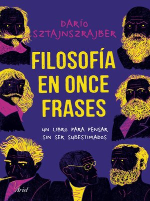 cover image of Filosofía en once frases